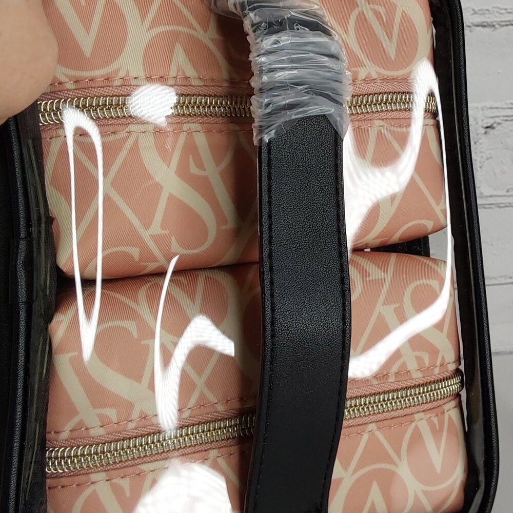 'VICTORIA'S SECRET' LOGO SIGNATURE TRAIN CASE 4 - PIECE SET - Picture 9 of 16
